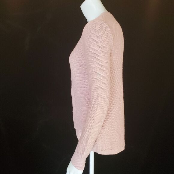 Madewell Pink Overlap Sweater (XS) - Picture 5 of 7